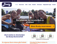 Tablet Screenshot of bootmieteninamsterdam.de